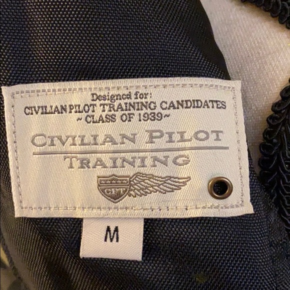 Cockpit USA Civilian Pilot Training Coat Black MED - Picture 5 of 8